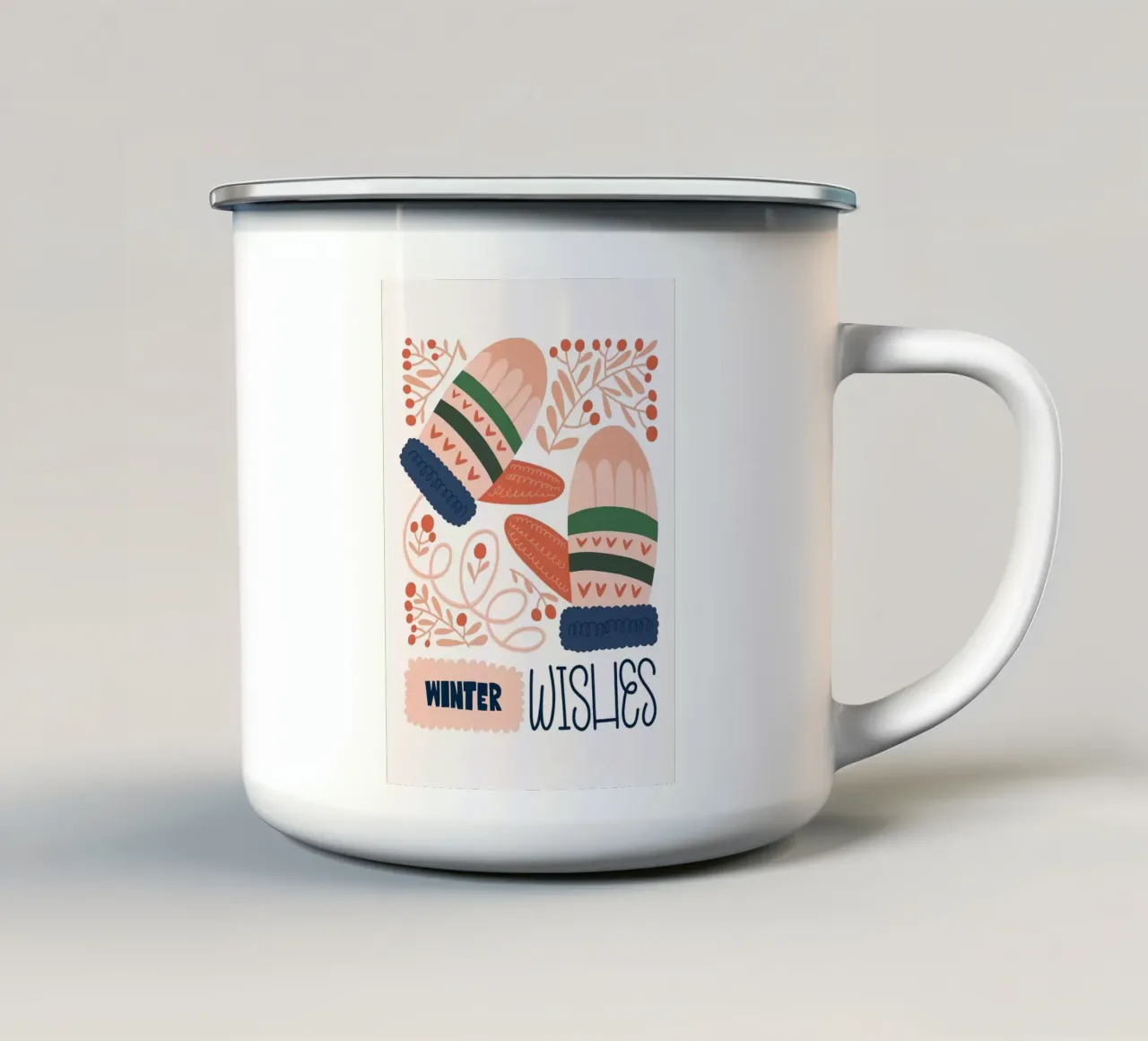 Buon Natale tazza in smalto da Tory