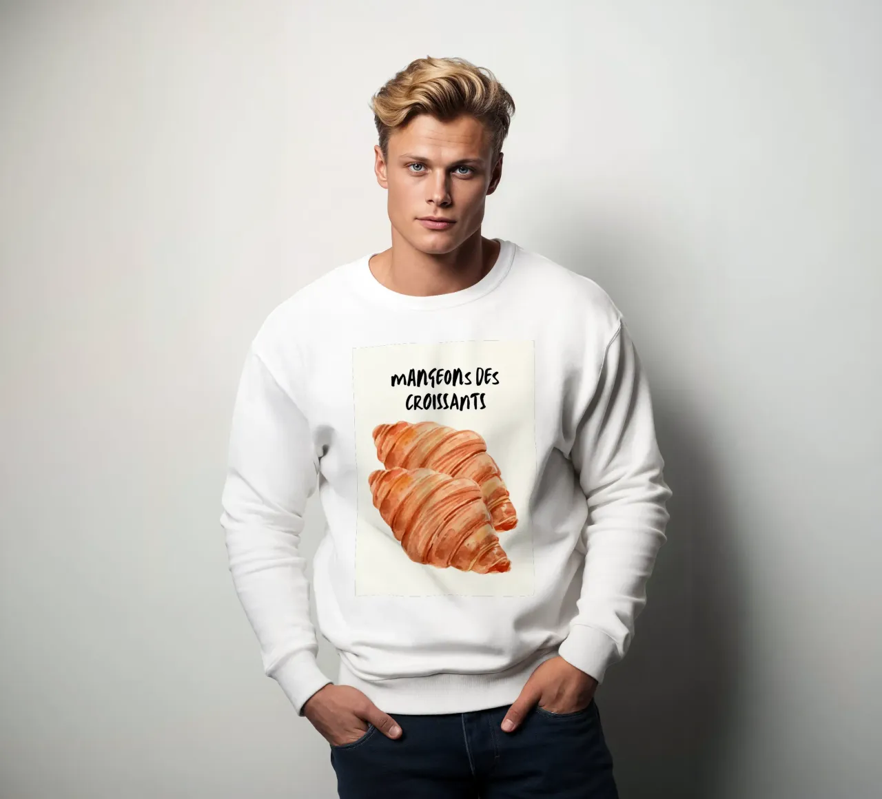 Mangeons Des Croissants felpa da Tory