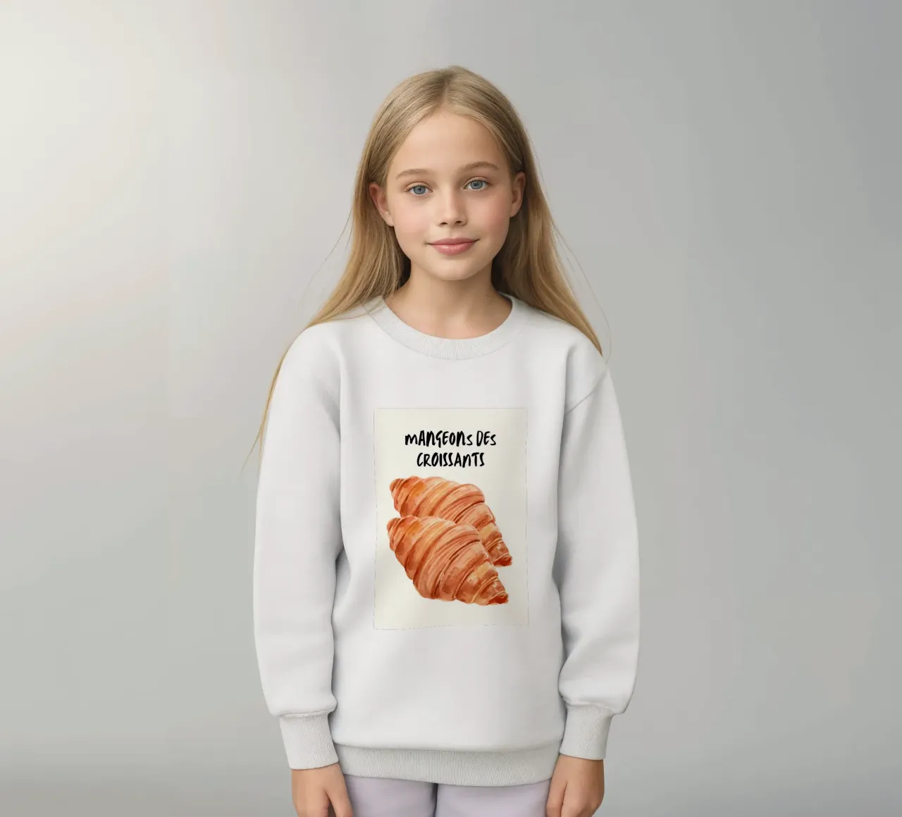 Mangeons Des Croissants felpa bambino da Tory