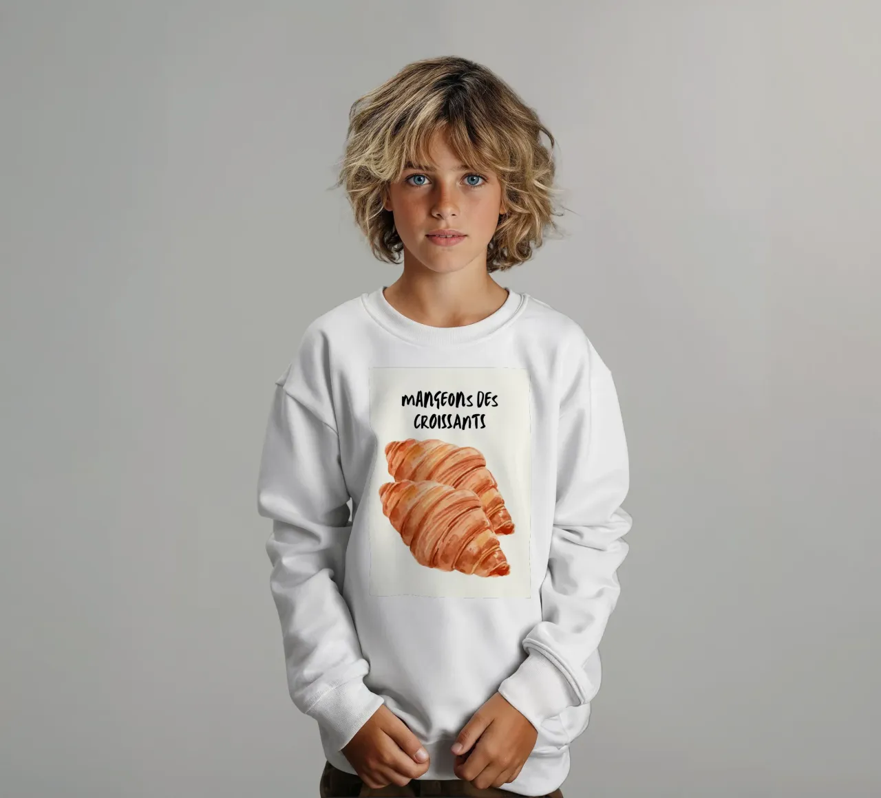 Mangeons Des Croissants felpa bambino da Tory