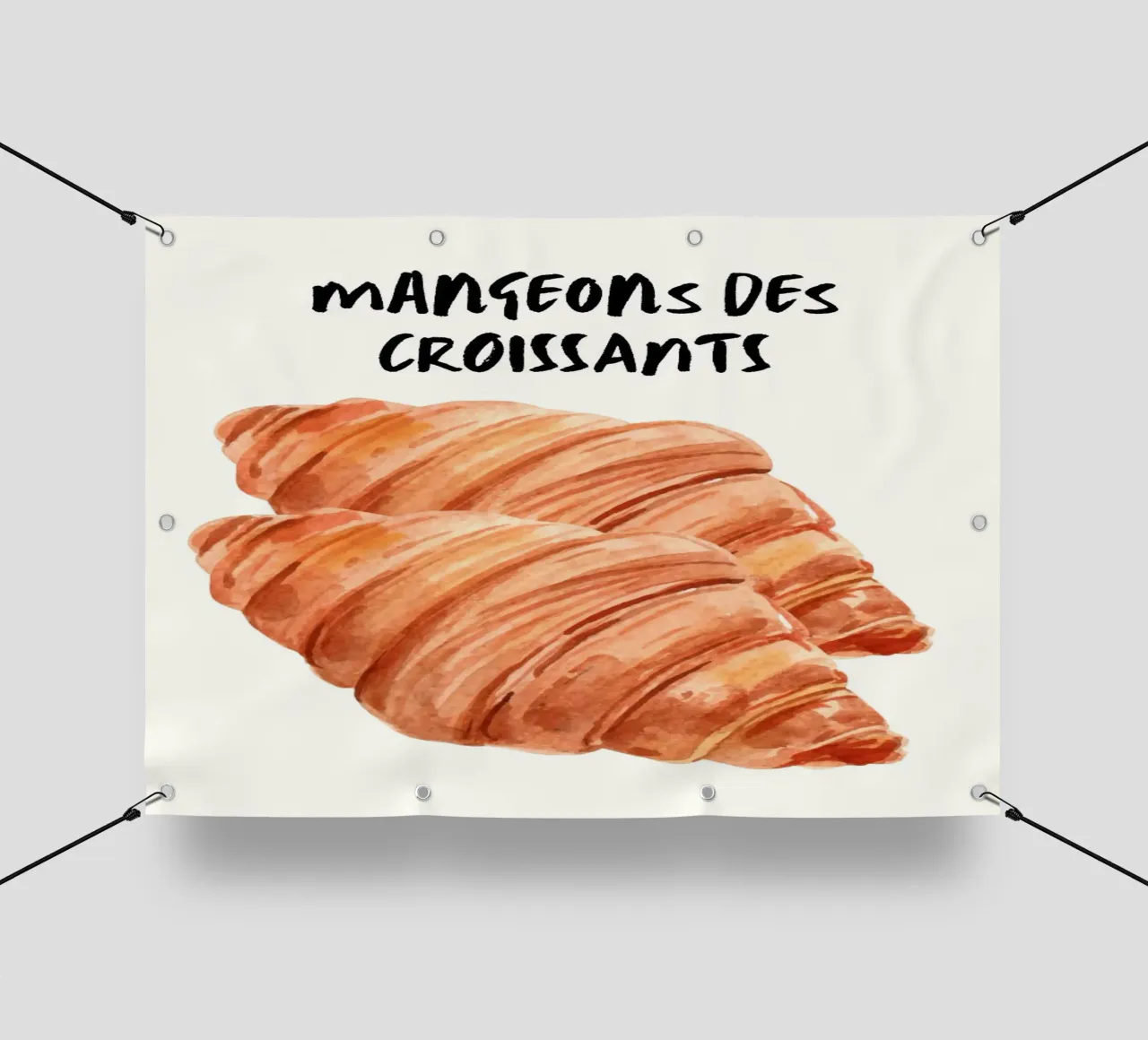 Mangeons Des Croissants telo in pvc da Tory