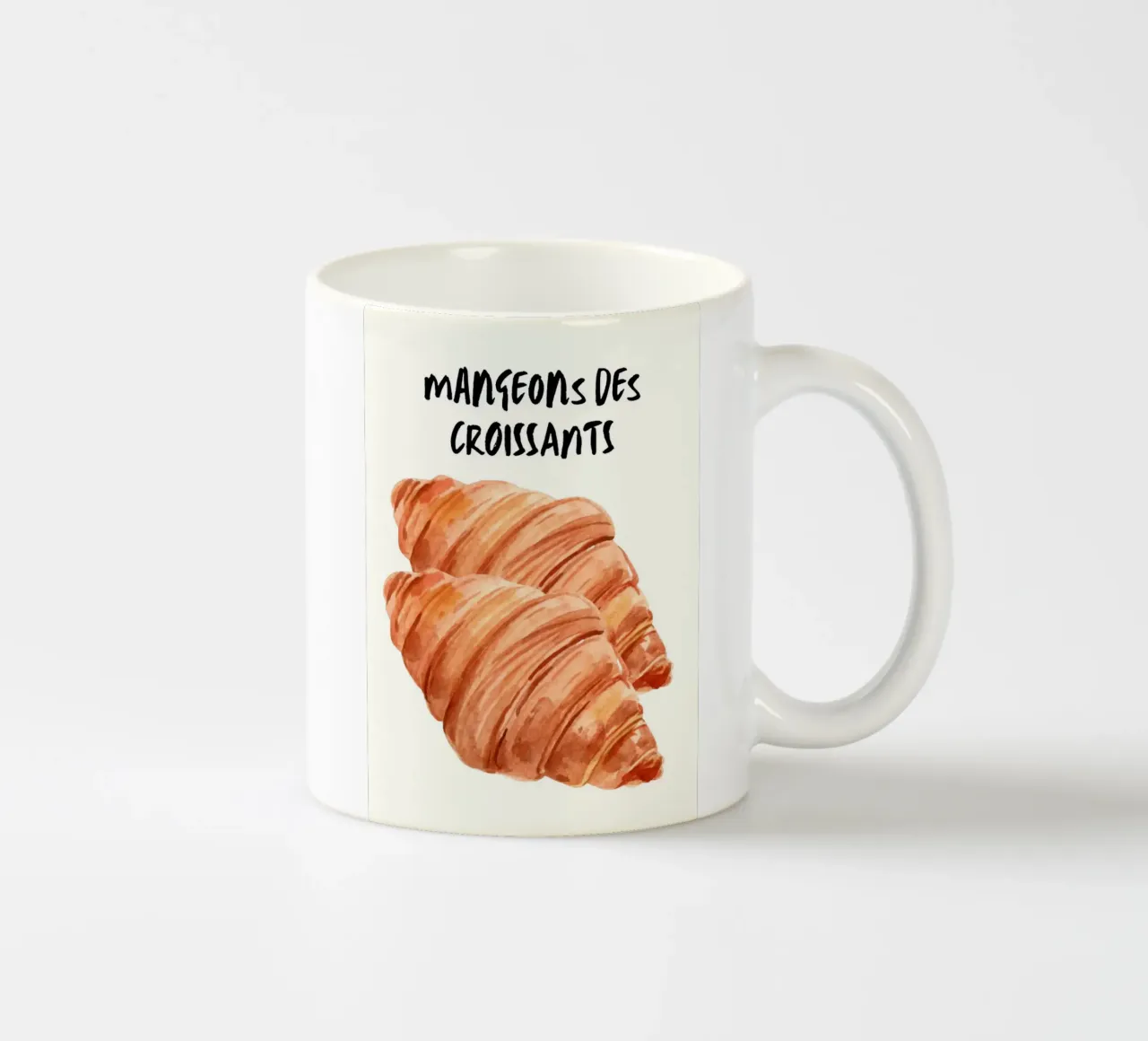 Mangeons Des Croissants tazza in ceramica da Tory