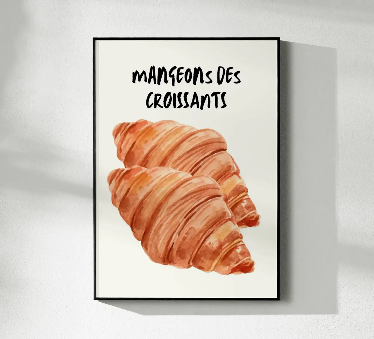 Mangeons Des Croissants plexiglass da Tory