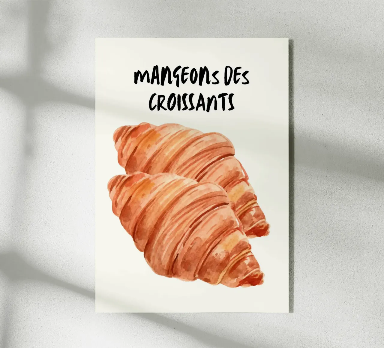 Mangeons Des Croissants plexiglass da Tory