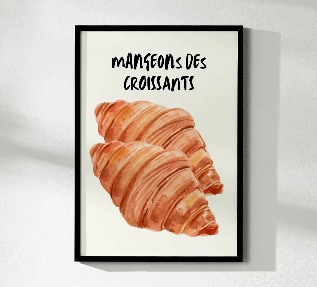 Mangeons Des Croissants carta hahnemühle da Tory