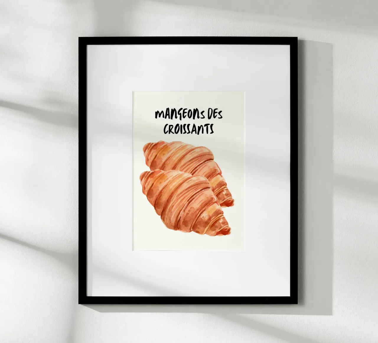 Mangeons Des Croissants carta hahnemühle da Tory