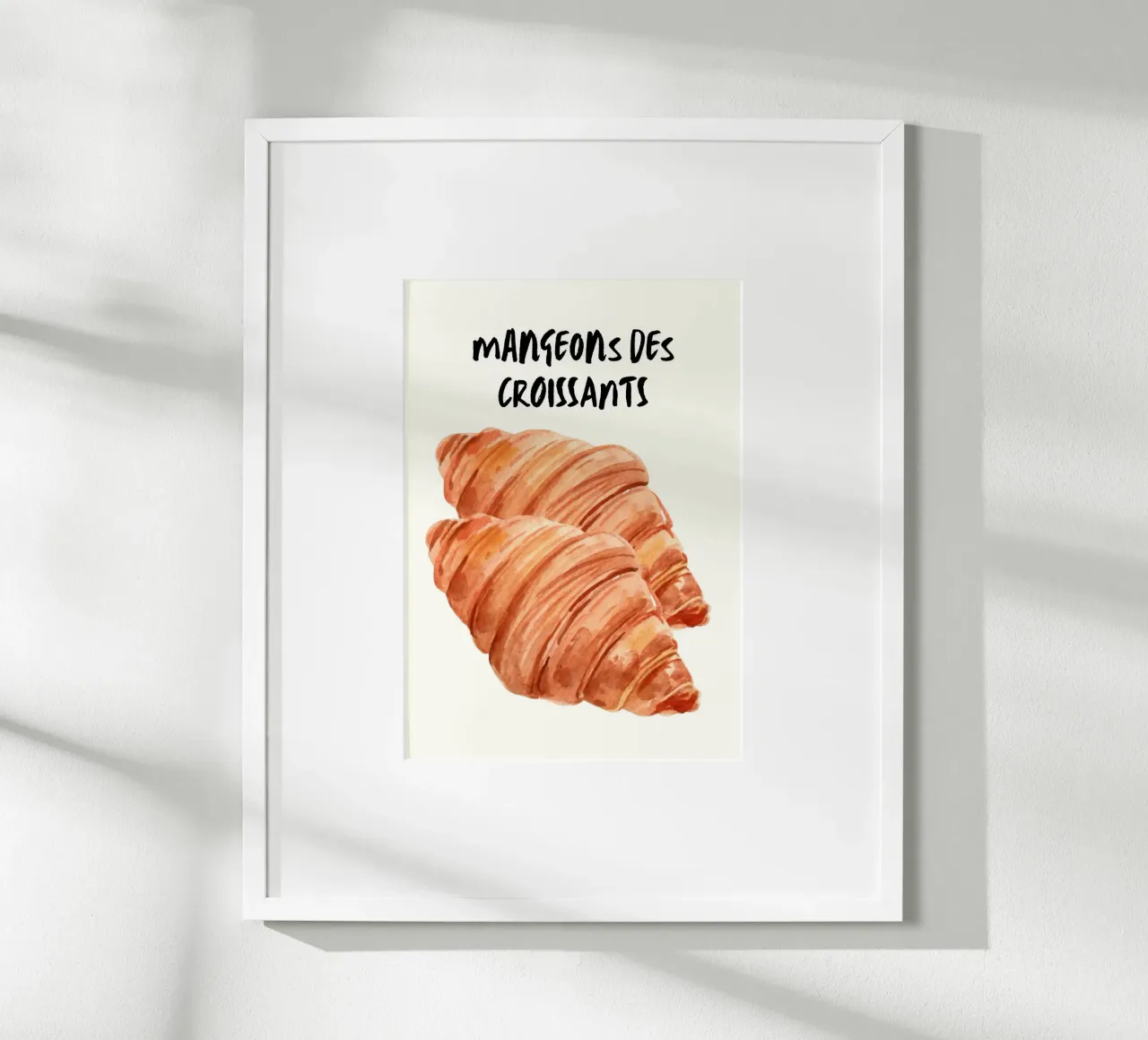 Mangeons Des Croissants carta hahnemühle da Tory