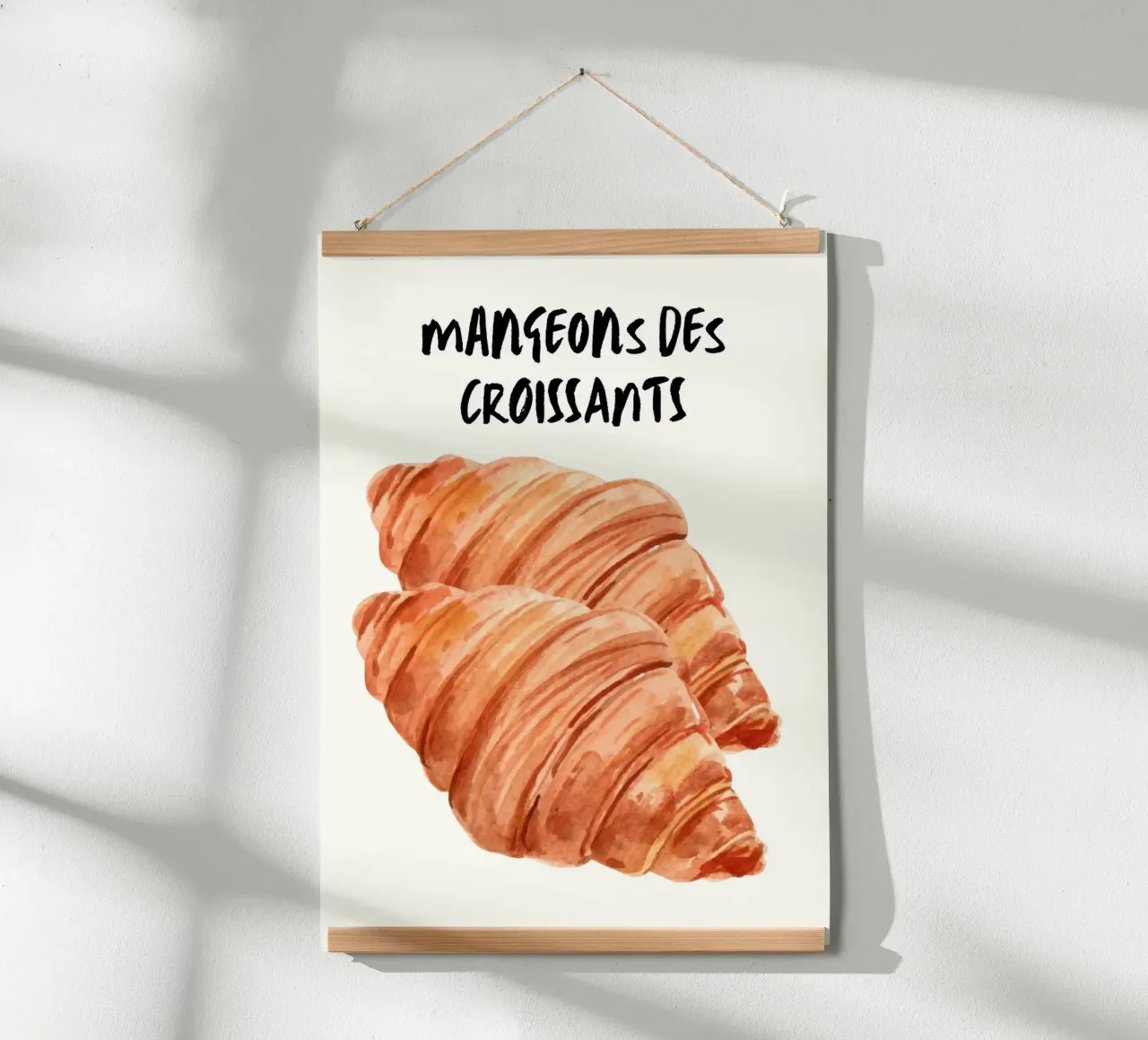 Mangeons Des Croissants carta hahnemühle da Tory