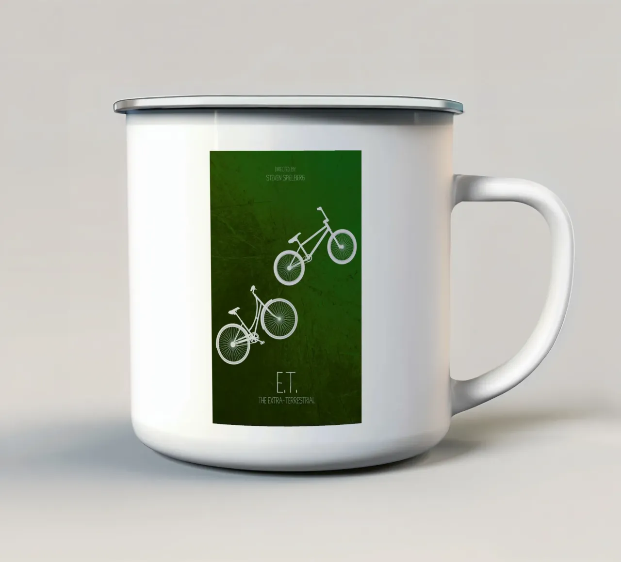 E.T. tazza in smalto da Calm The Ham