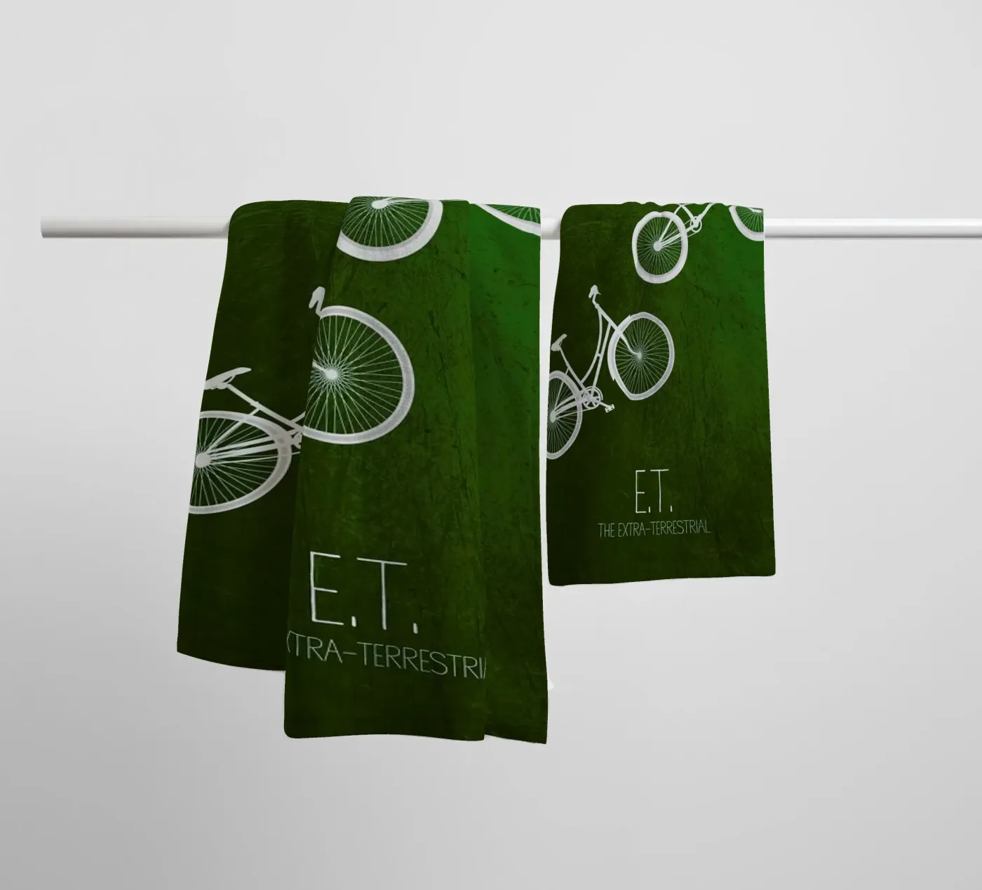 E.T. towel by Calm The Ham