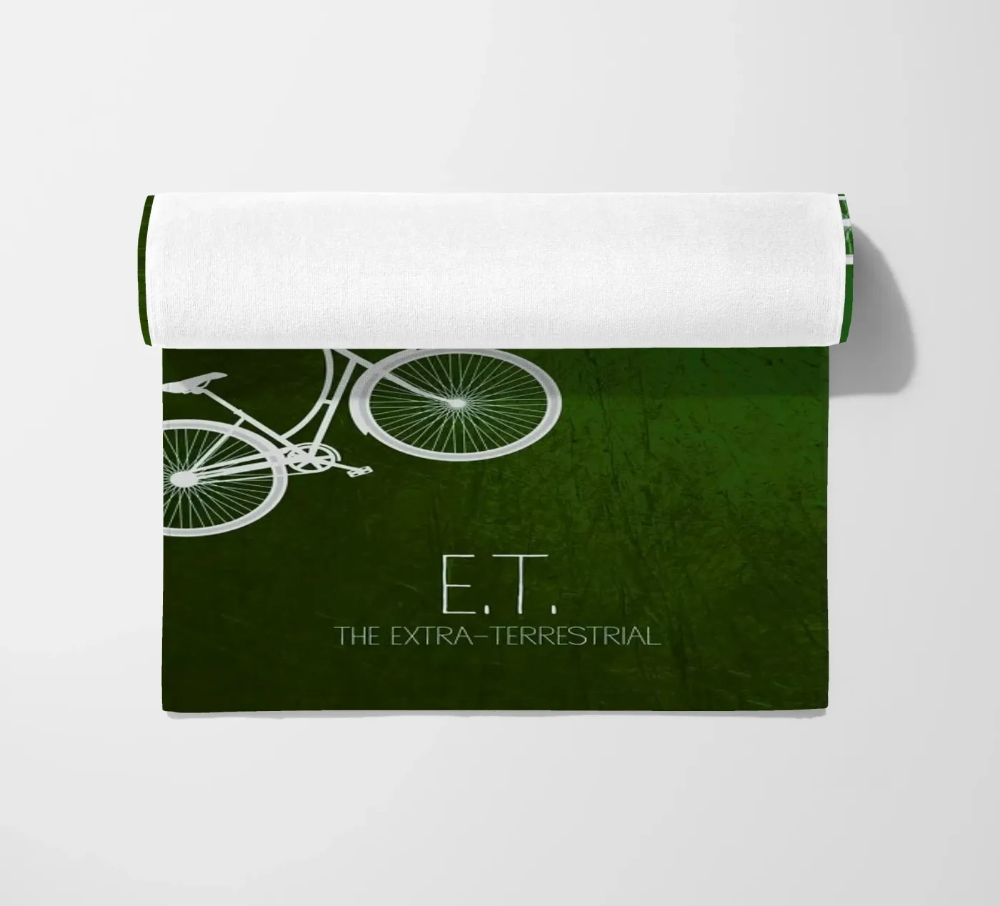 E.T. beach towel by Calm The Ham
