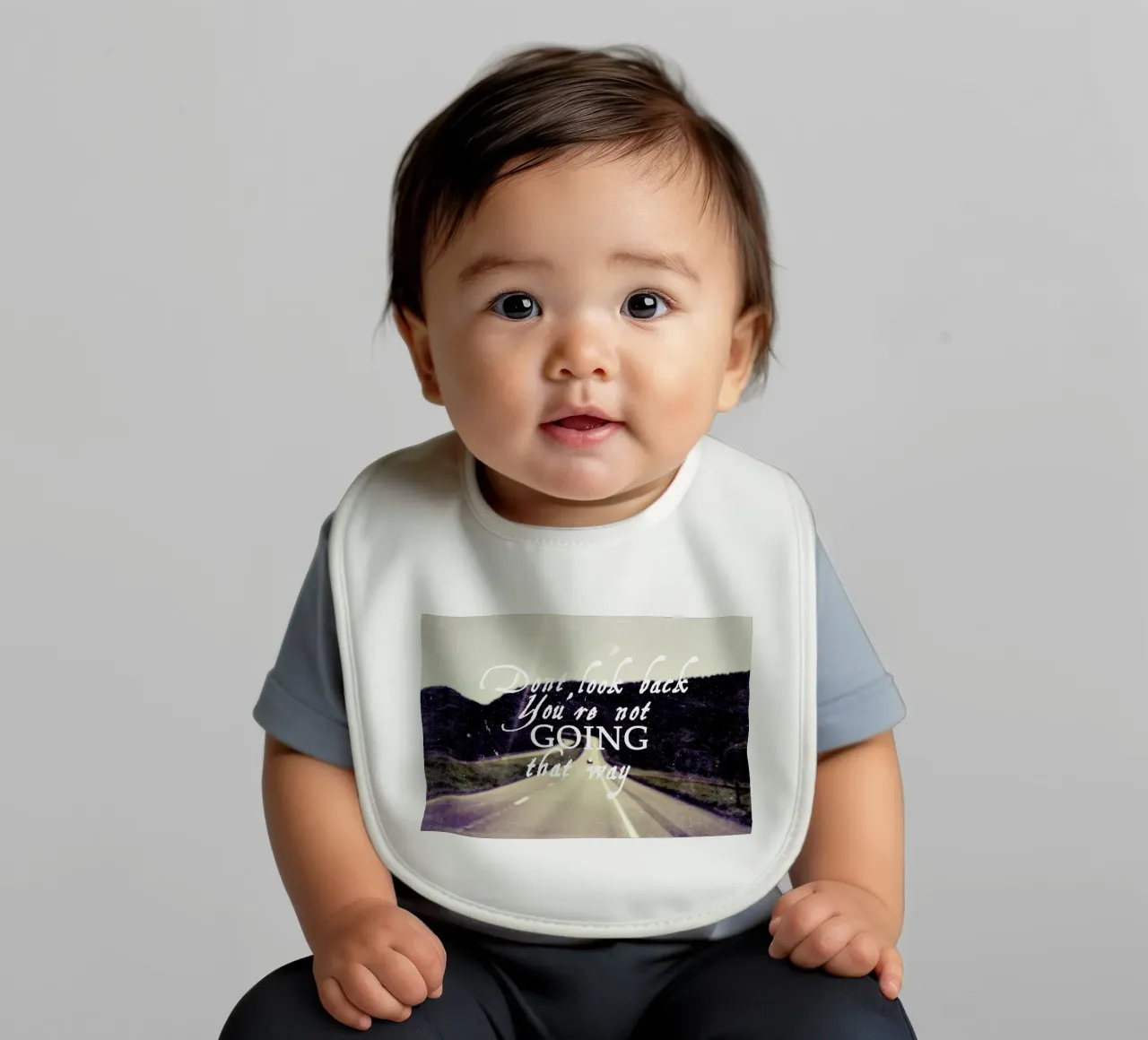 Dont Look Back bavaglino da Vintage Skies