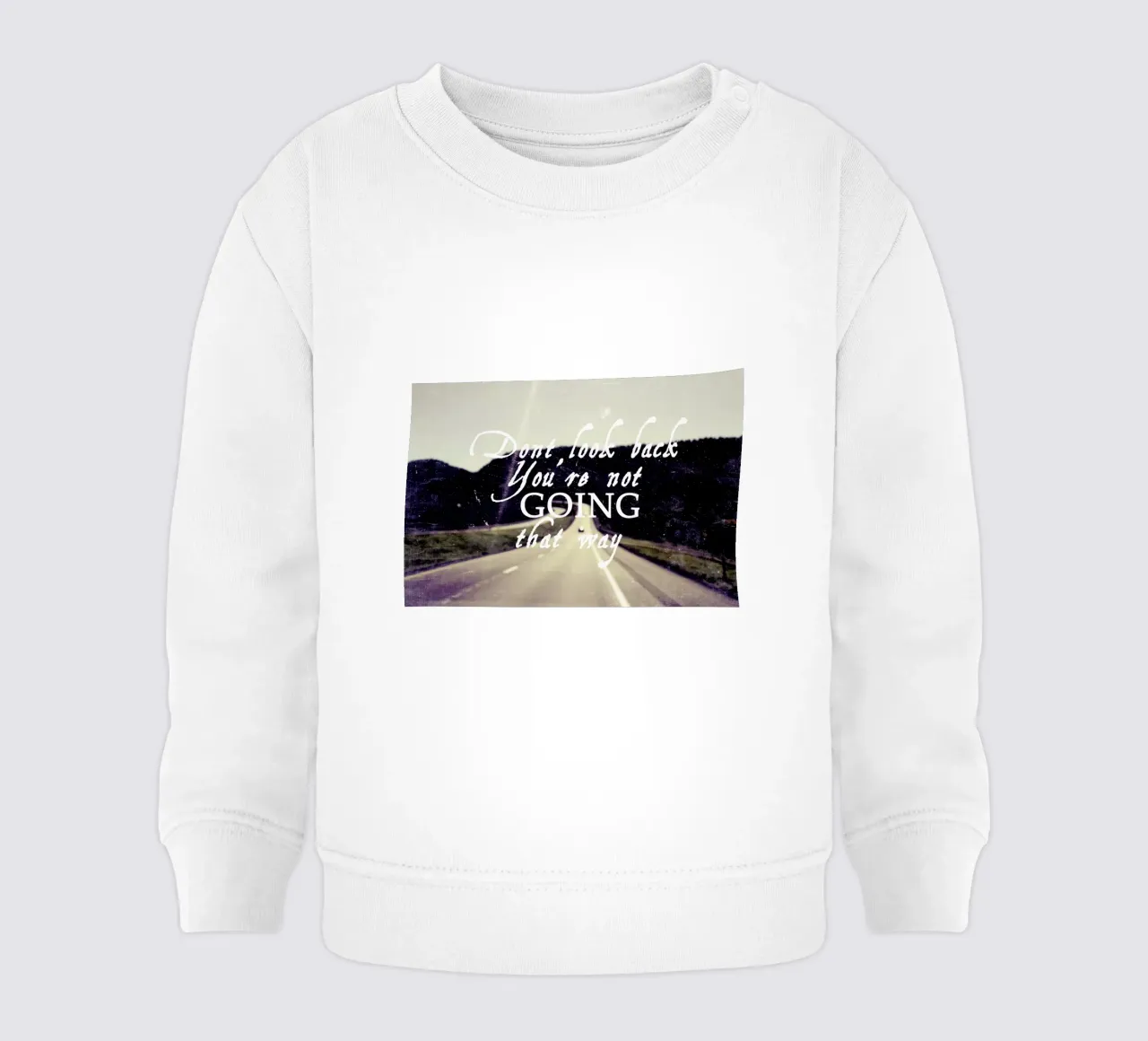 Dont Look Back felpa neonato da Vintage Skies