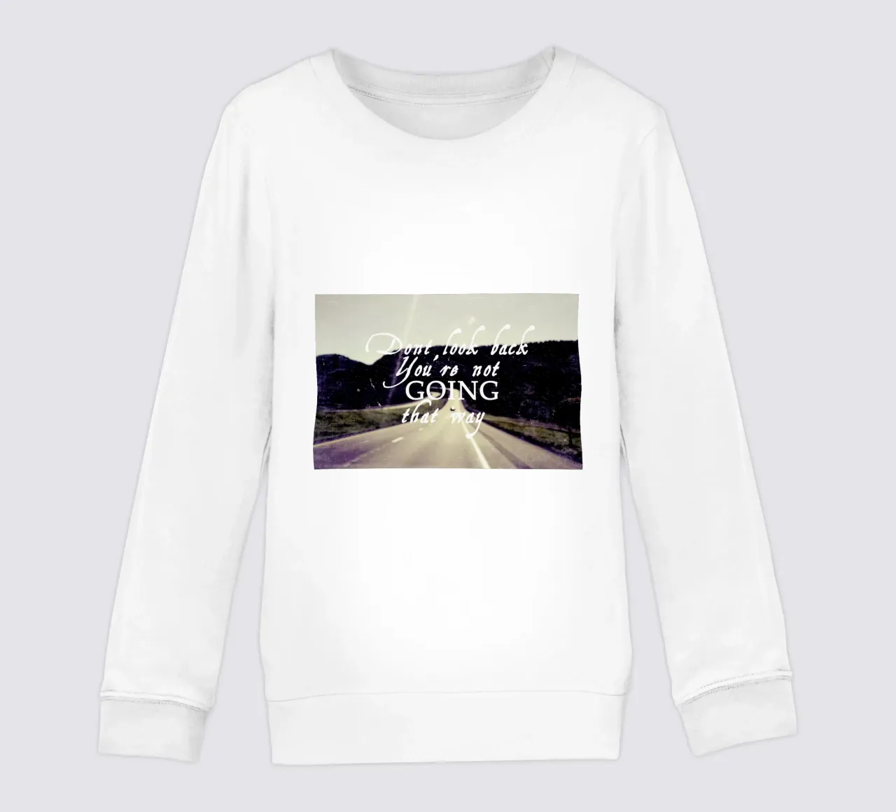 Dont Look Back felpa bambino da Vintage Skies