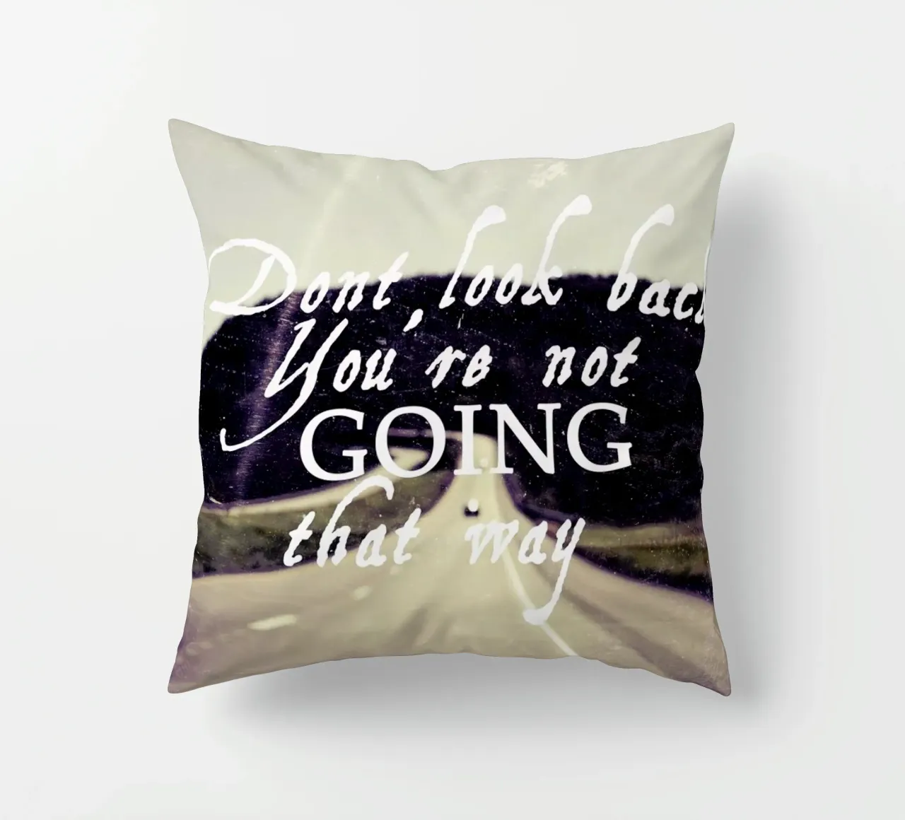 Dont Look Back cuscino da Vintage Skies