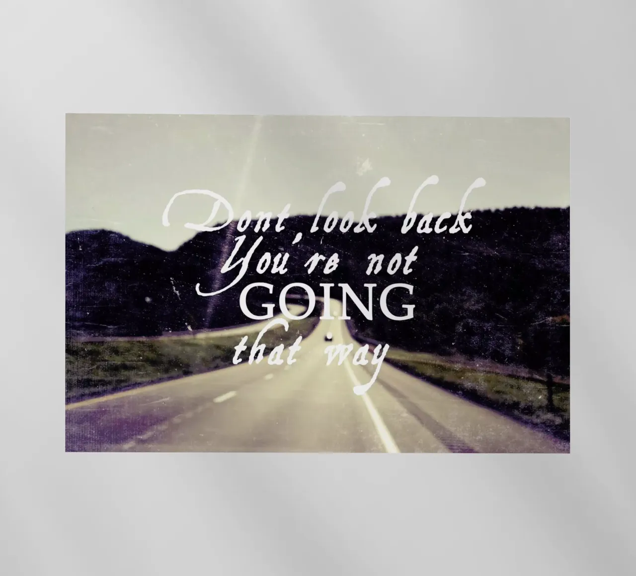 Dont Look Back pellicola backlit da Vintage Skies