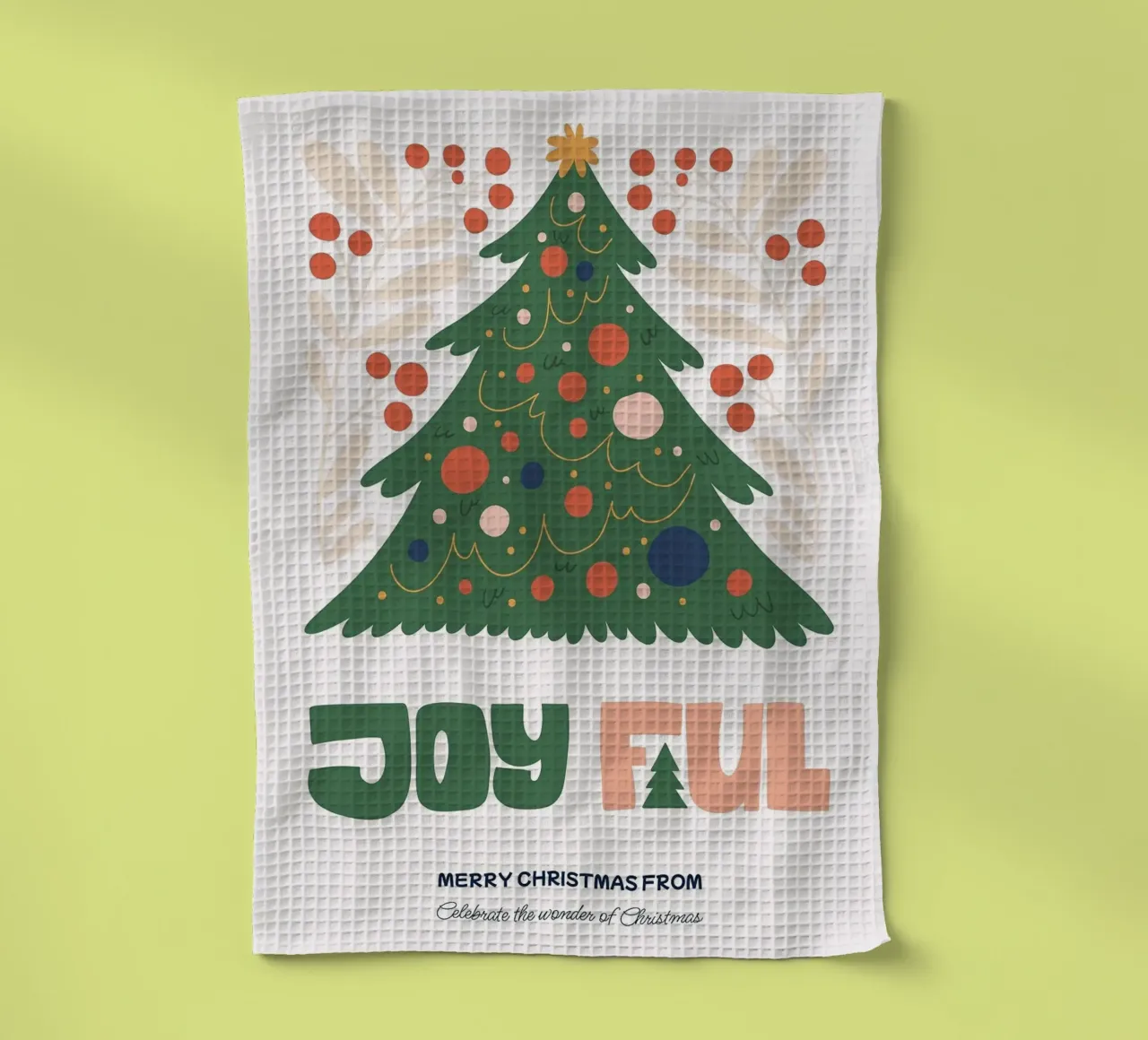 Joyeux Noël torchon de Tory