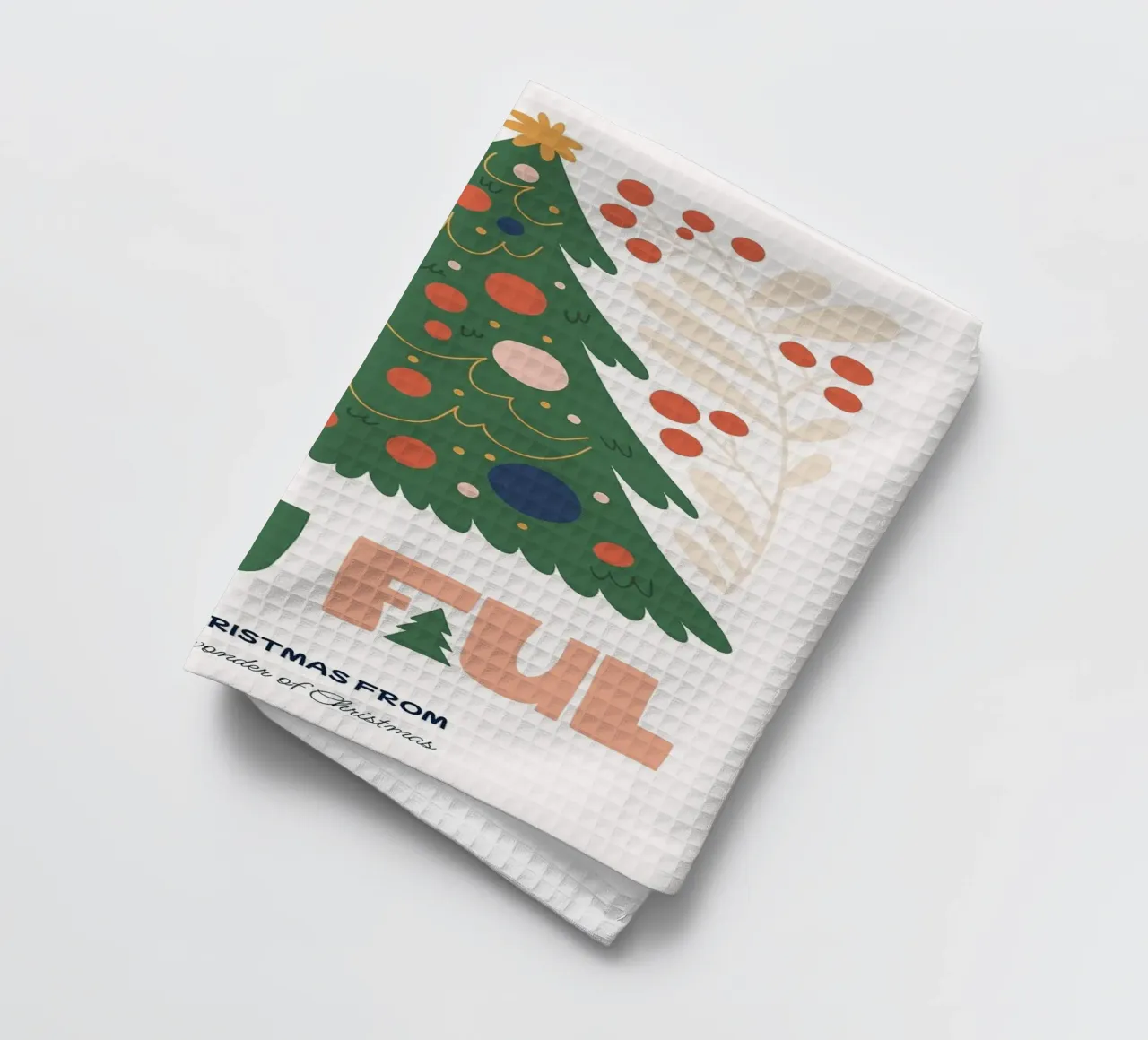 Joyeux Noël torchon de Tory