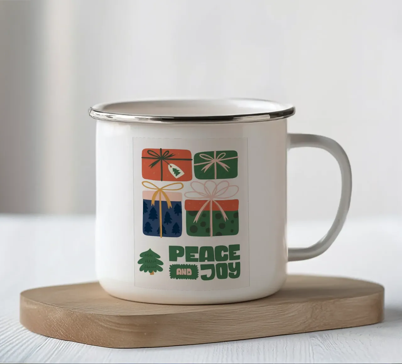 Buon Natale tazza in smalto da Tory