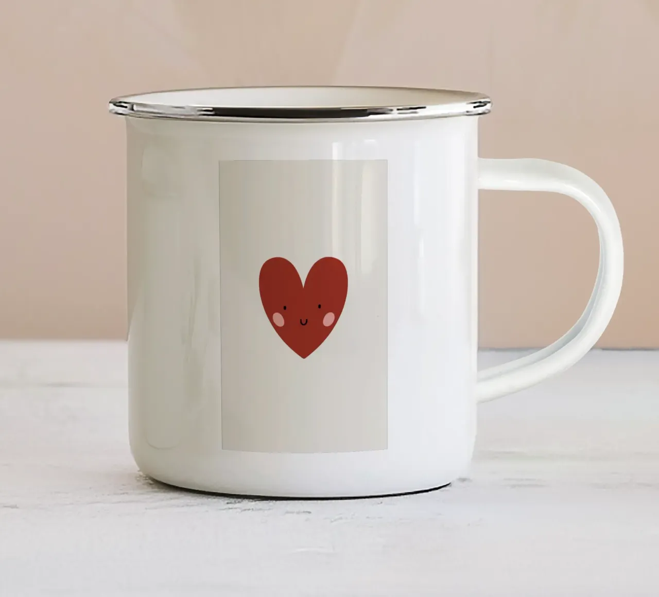 L'amore tazza in smalto da Tory