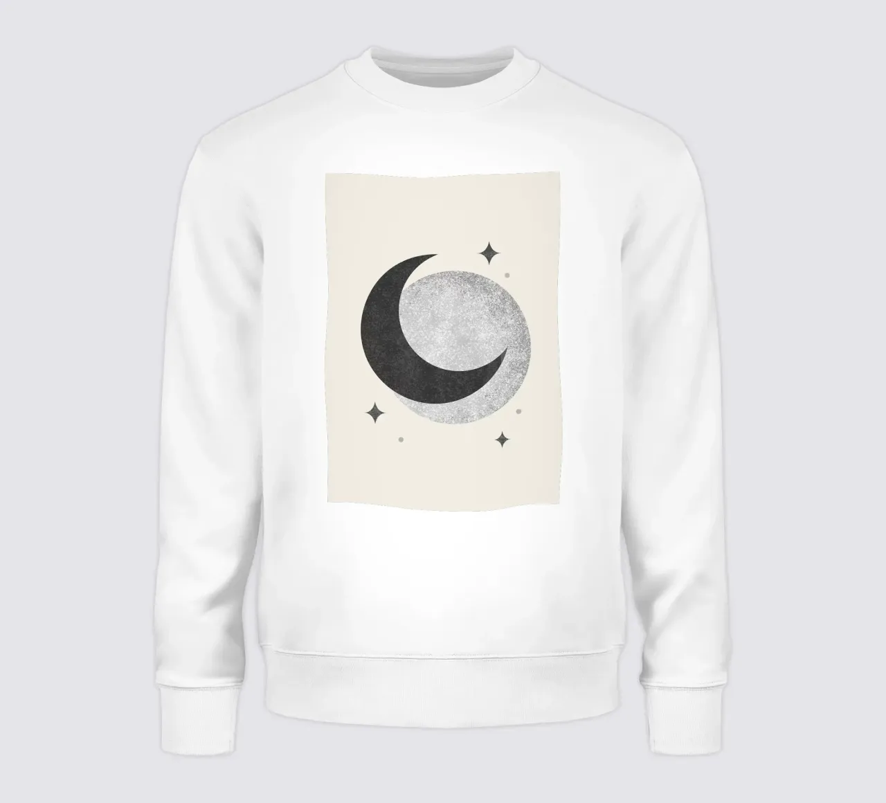 Luna a mezzaluna Nero Bianco felpa da Tory
