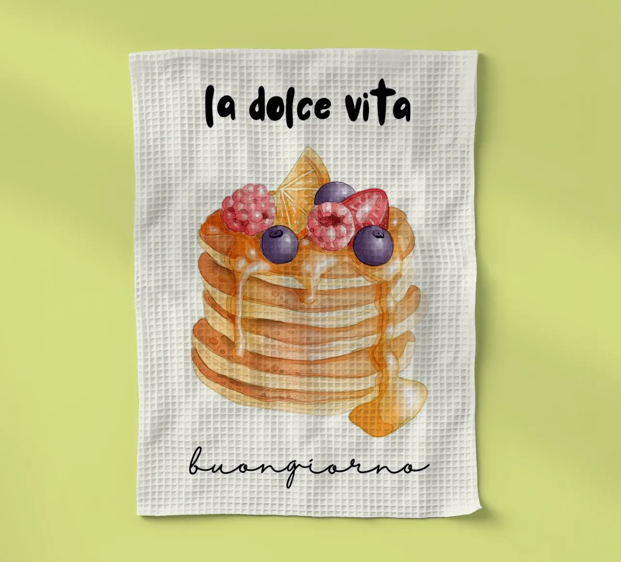 La Dolce Vita Pancake Stack canovaccio da cucina da Tory