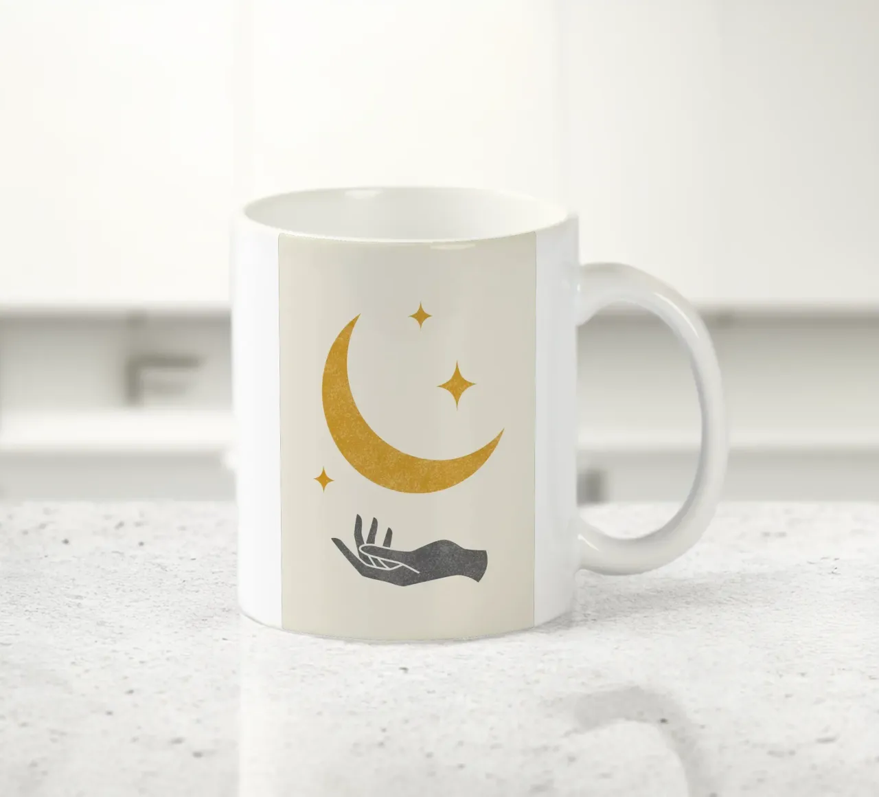 Mano al chiaro di luna tazza in ceramica da Tory