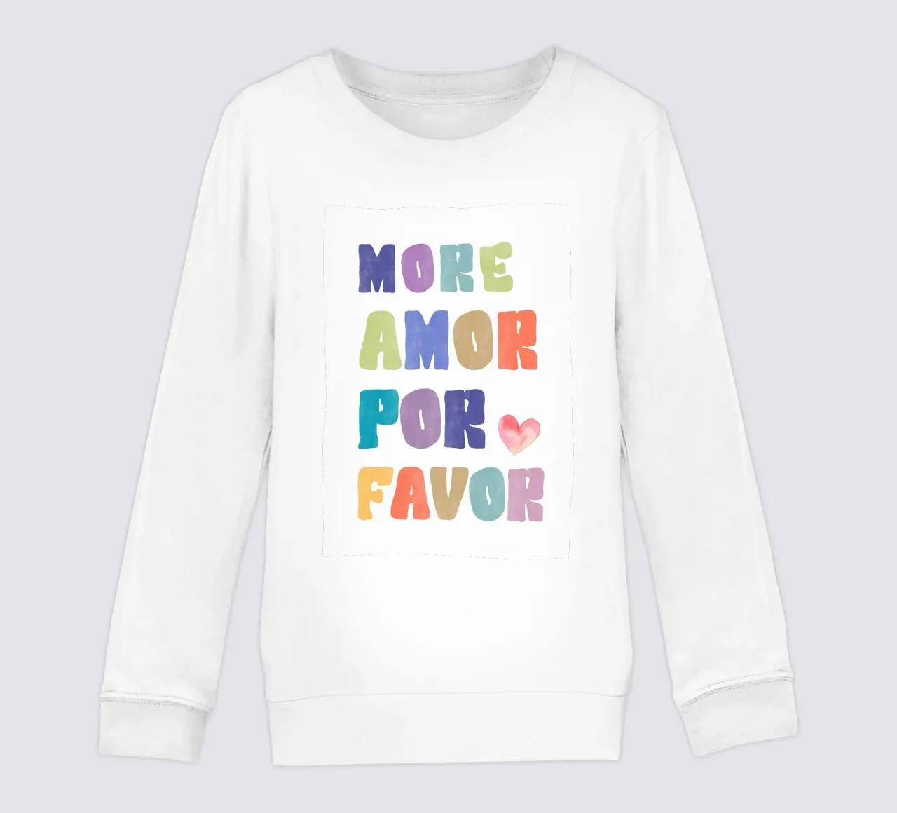 Più amore per favore felpa bambino da Tory