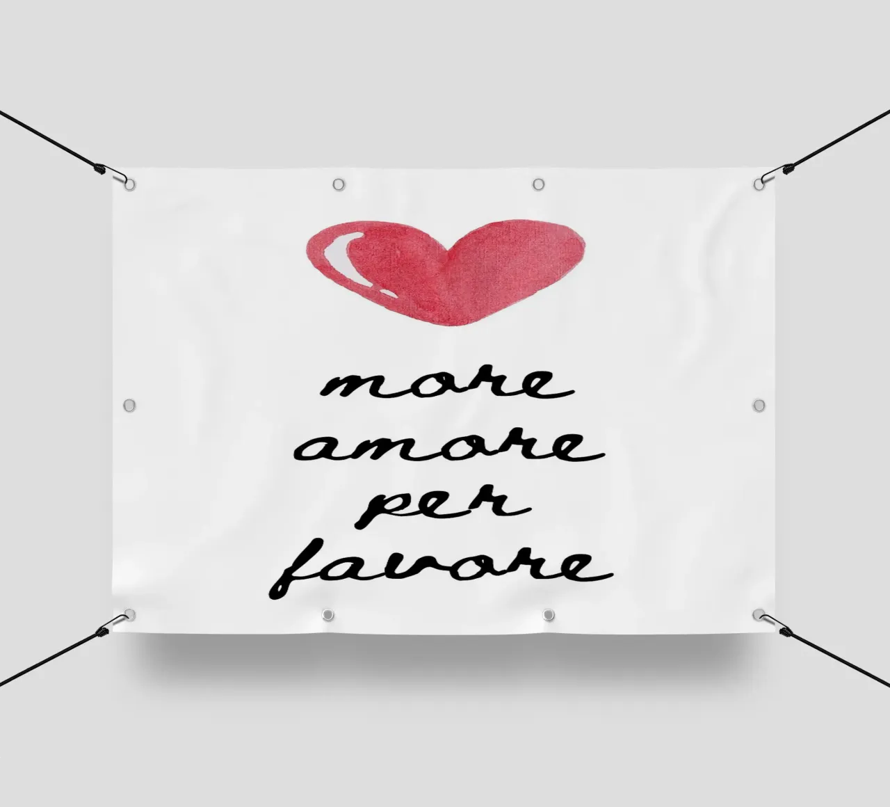 Più amore per favore telo in pvc da Tory