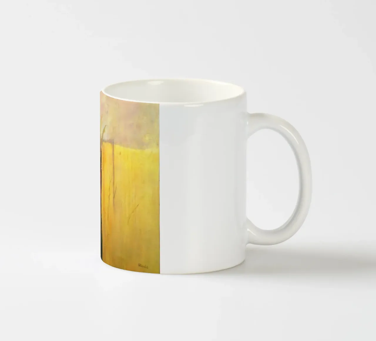 Giallo I tazza in ceramica da Anita Gewald