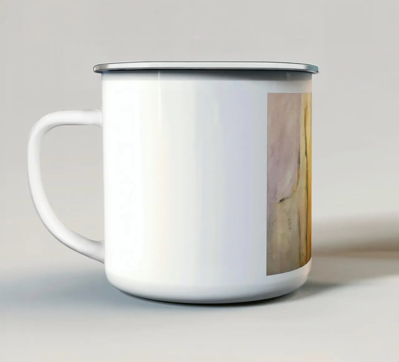 Giallo I tazza in smalto da Anita Gewald