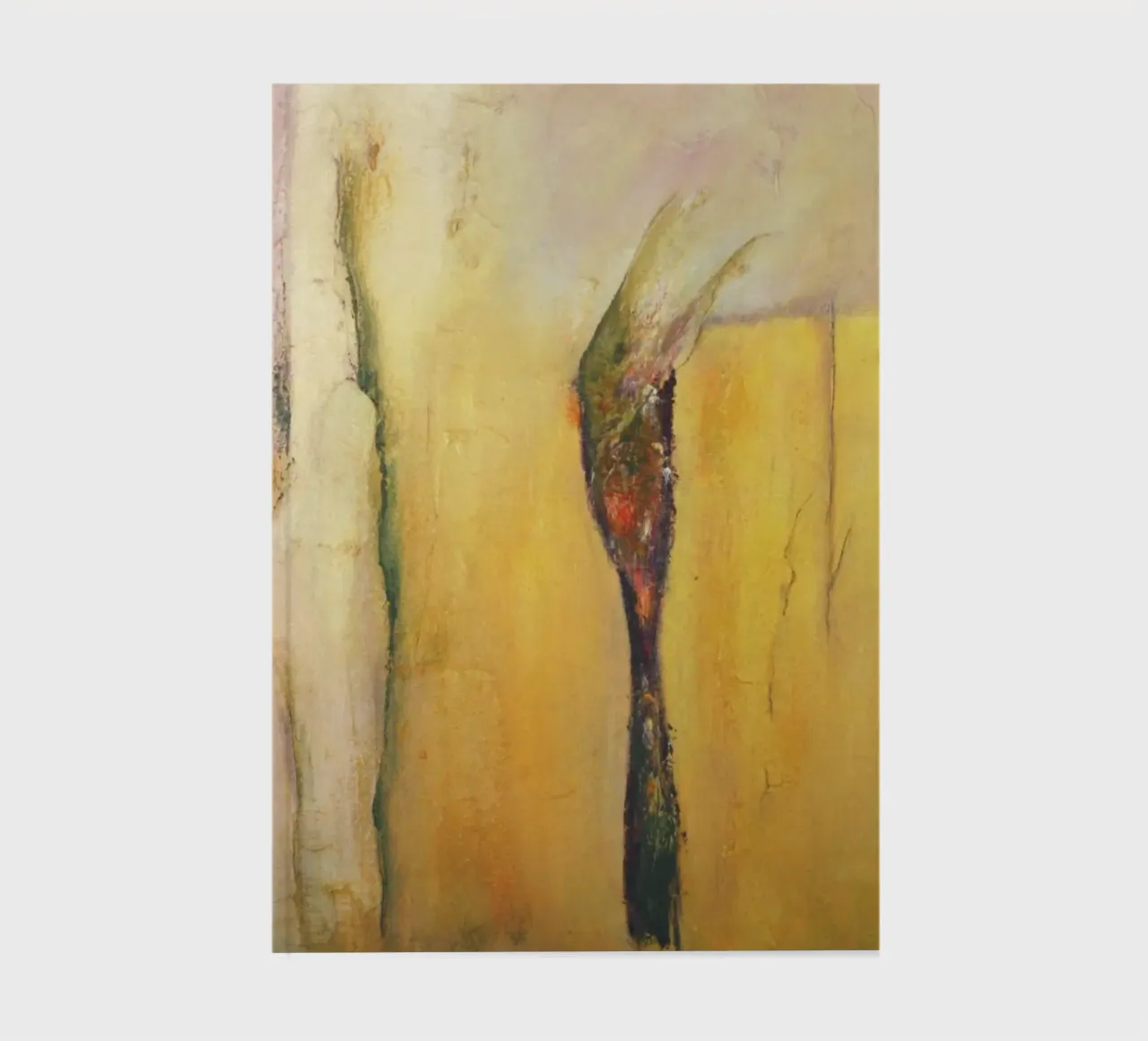 Yellow I notebook by Anita Gewald