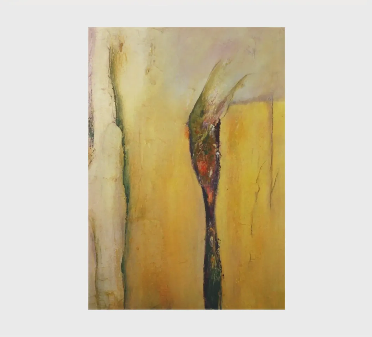 Yellow I notebook by Anita Gewald
