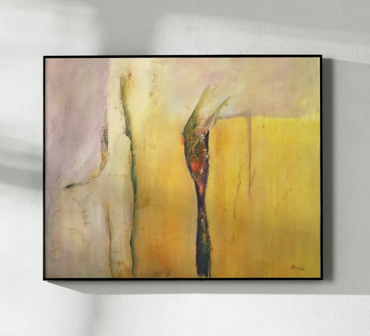 Giallo I plexiglass da Anita Gewald