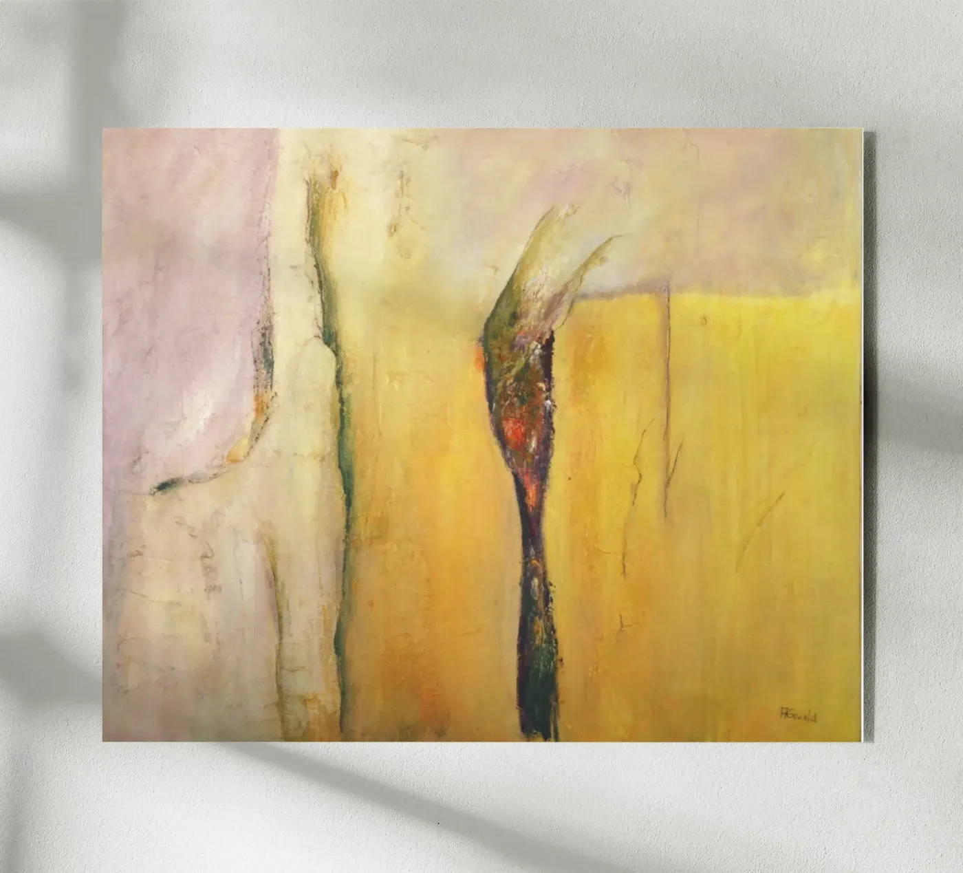 Giallo I plexiglass da Anita Gewald