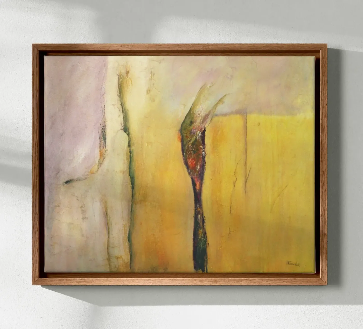 Giallo I tela da Anita Gewald