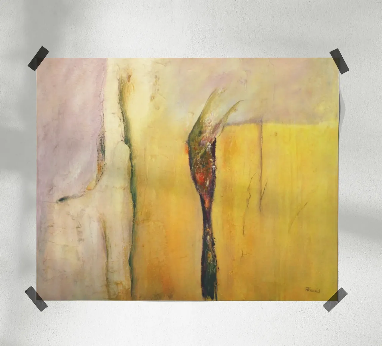 Yellow I poster da Anita Gewald