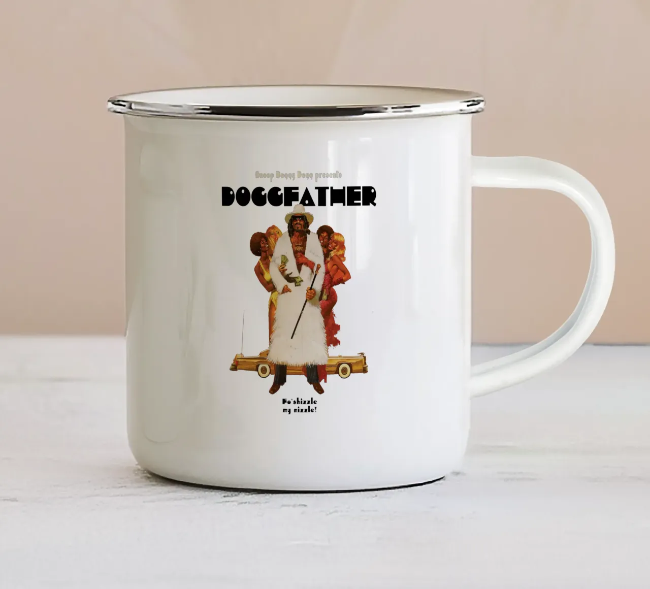 Doggfather tazza in smalto da Ads Libitum