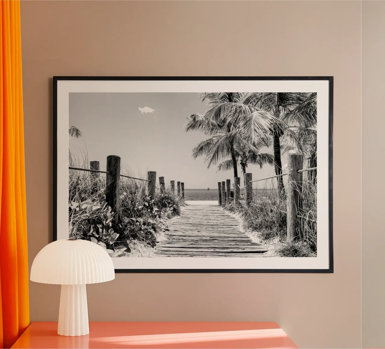 Florida nera - Spiaggia di Key West poster da Brant Varner