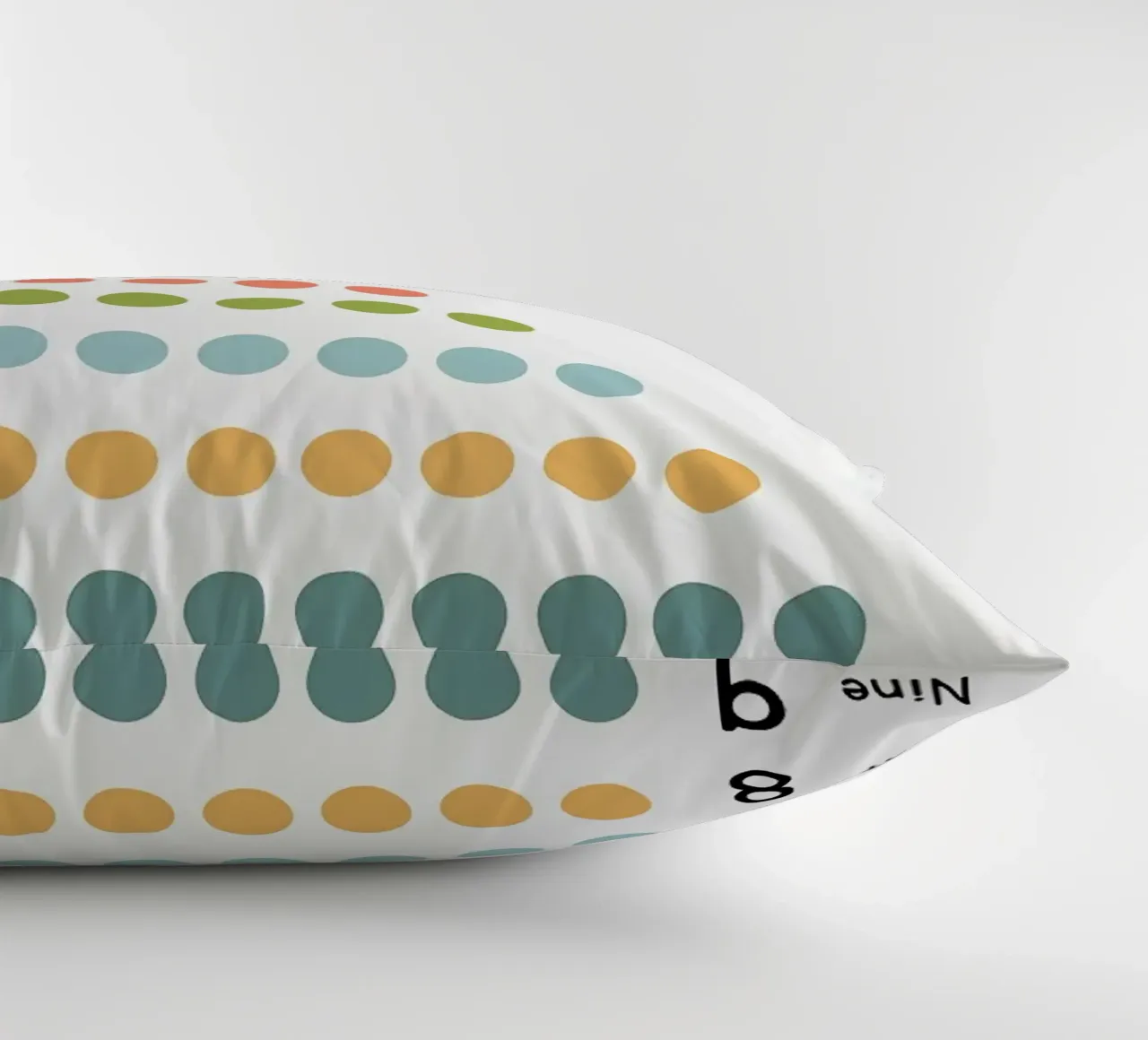 Contare fino a 10 Grafico didattico cuscino da bazi