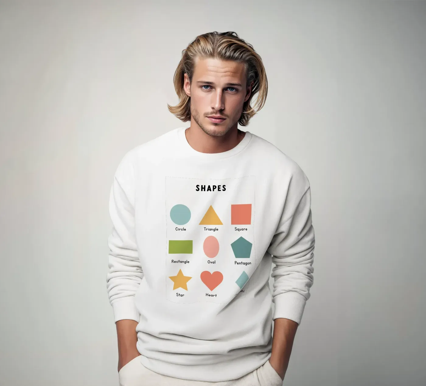 Basic Shapes Chart sweatshirt van bazi