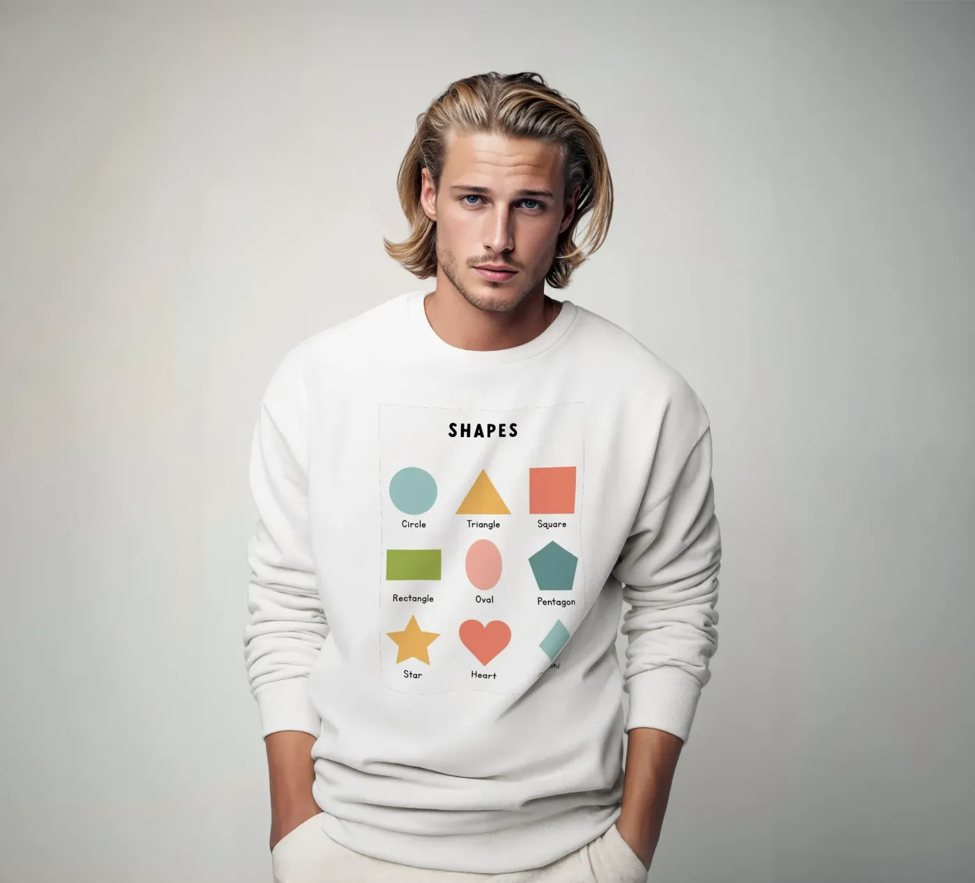 Basic Shapes Chart felpa da bazi