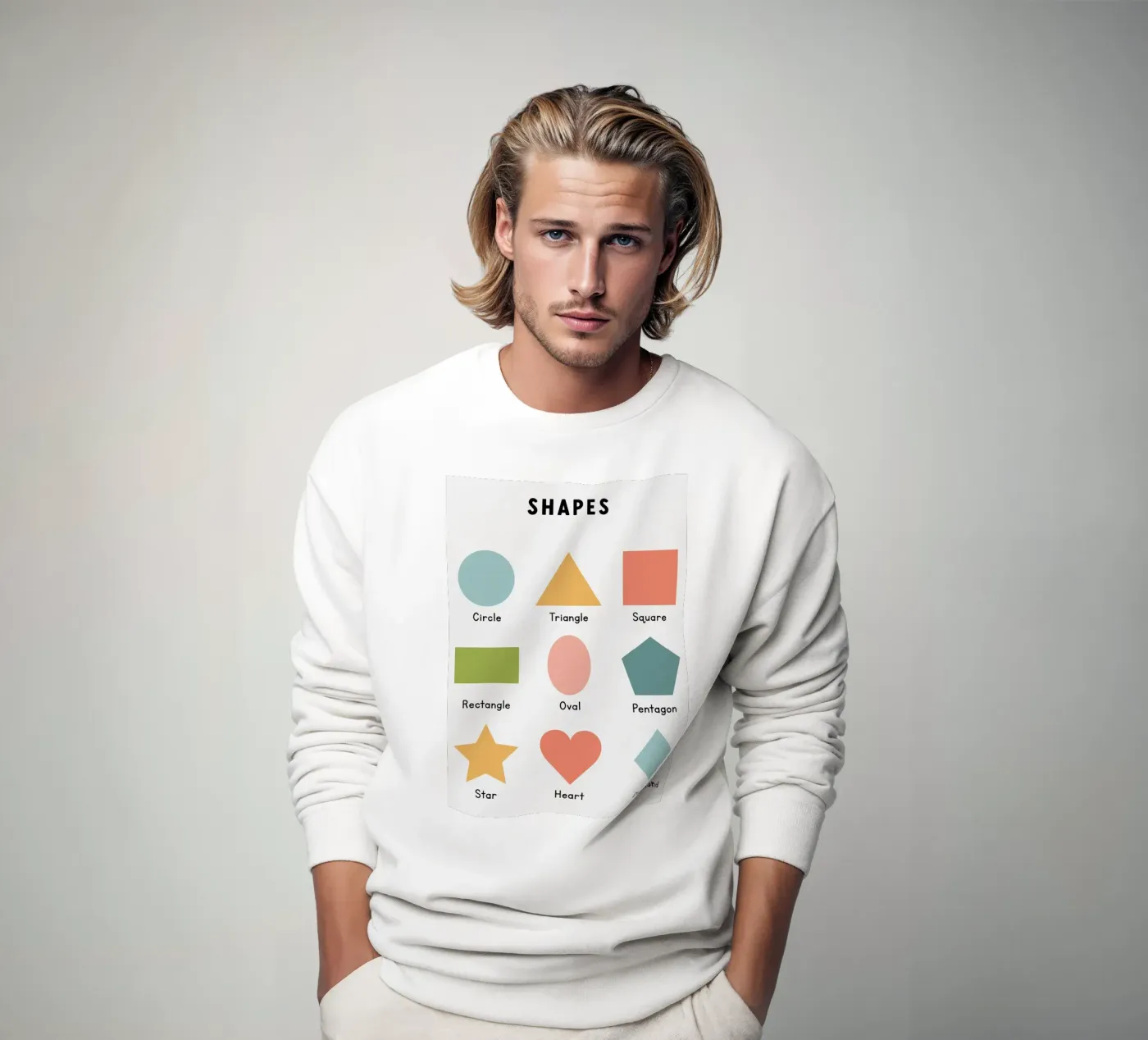 Basic Shapes Chart felpa da bazi