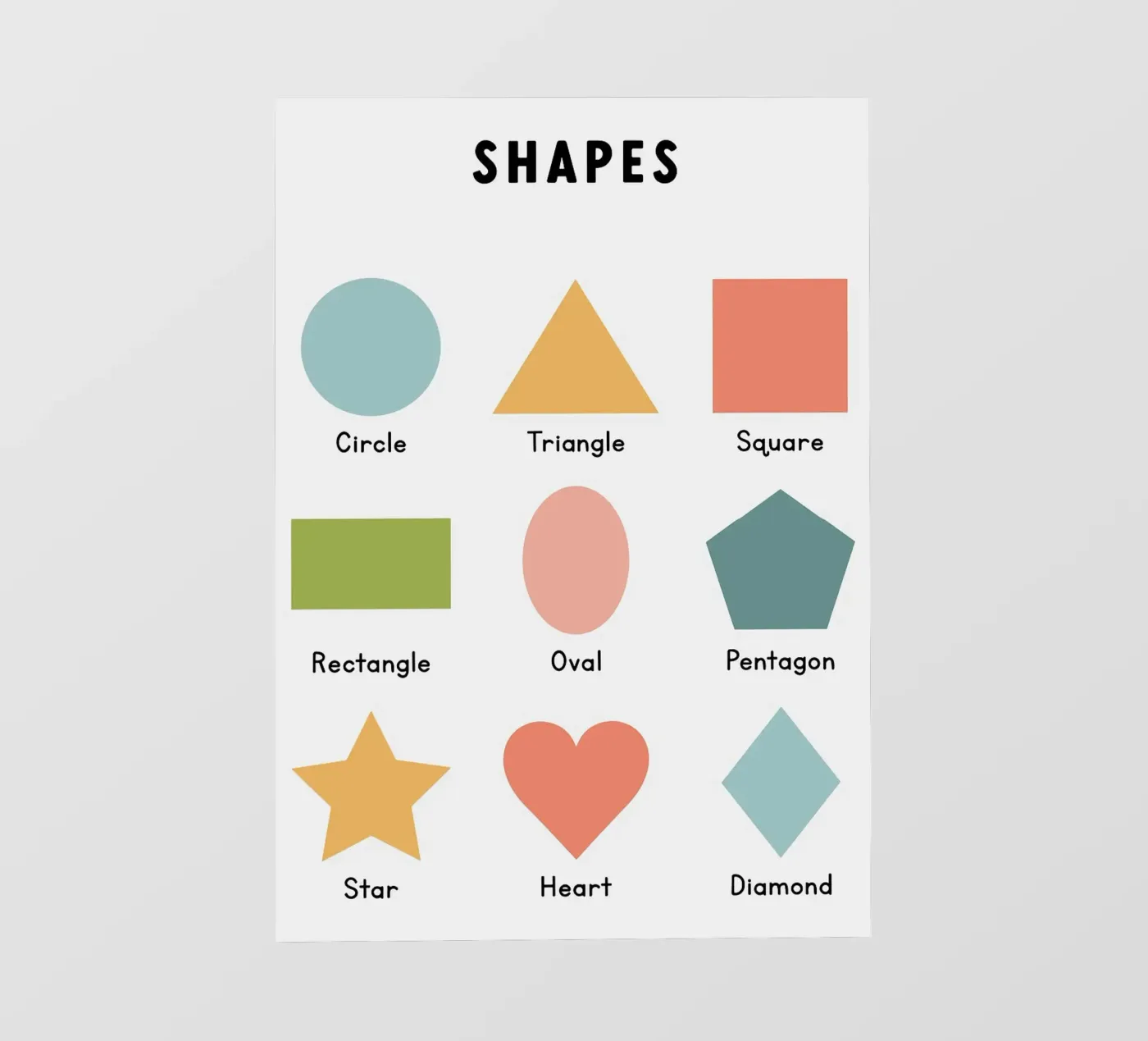 Basic Shapes Chart backlit film by bazi