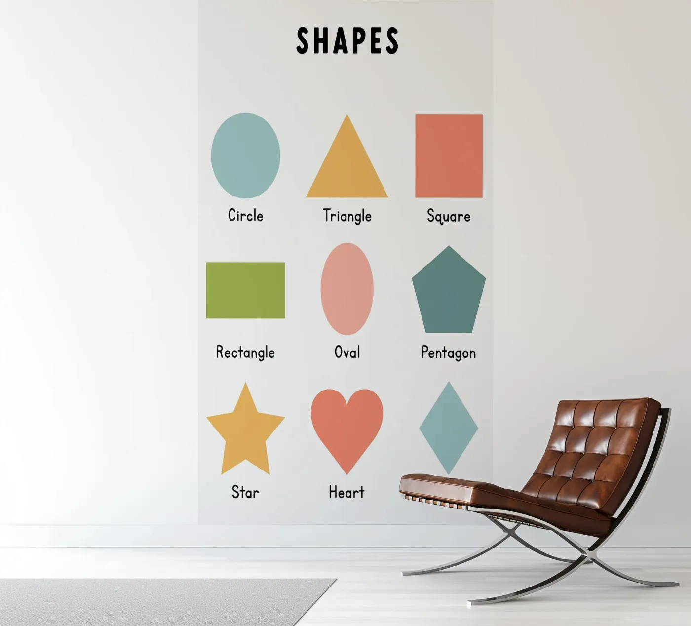 Basic Shapes Chart papier peint photo de bazi