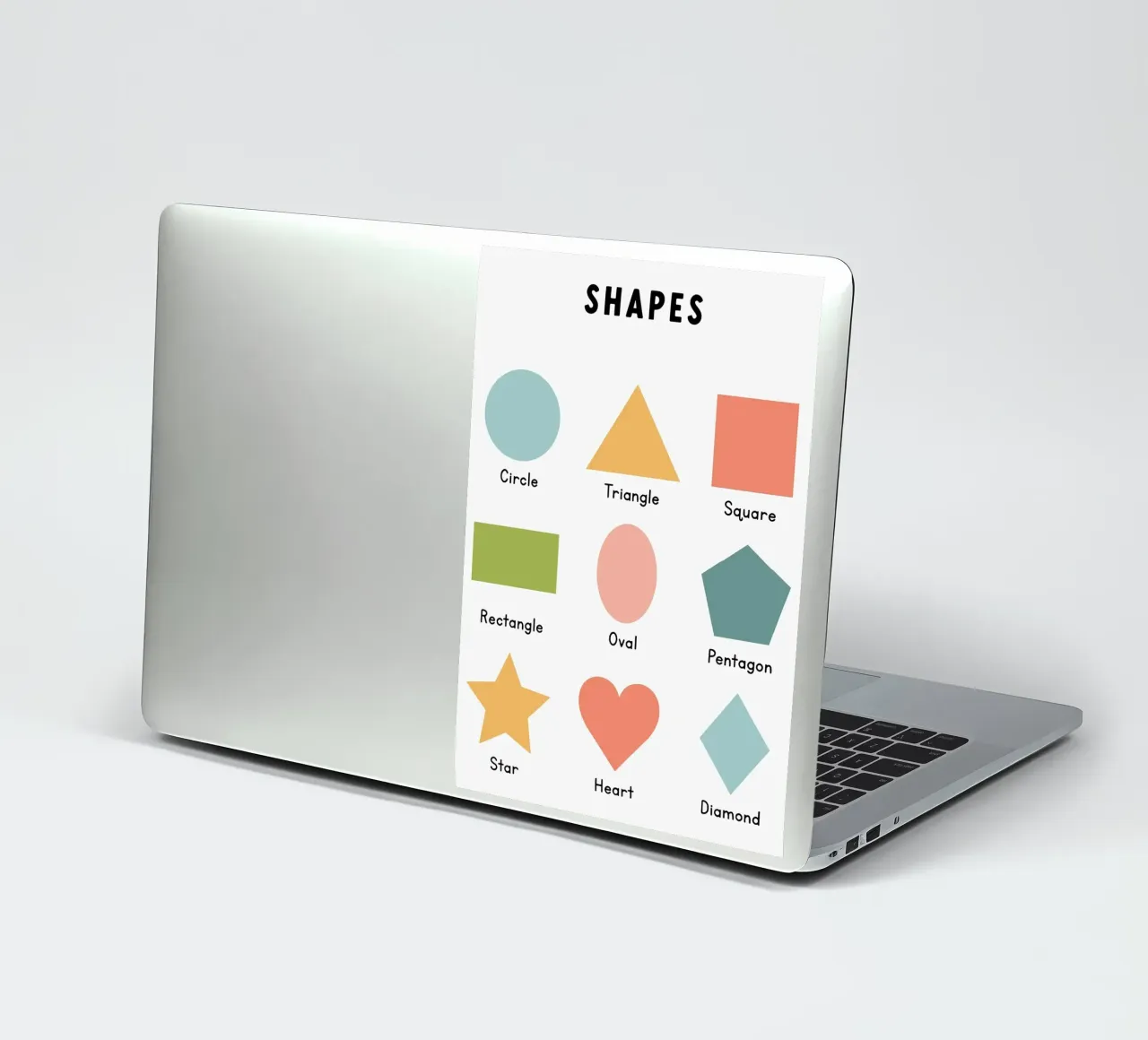 Basic Shapes Chart Sticker von bazi