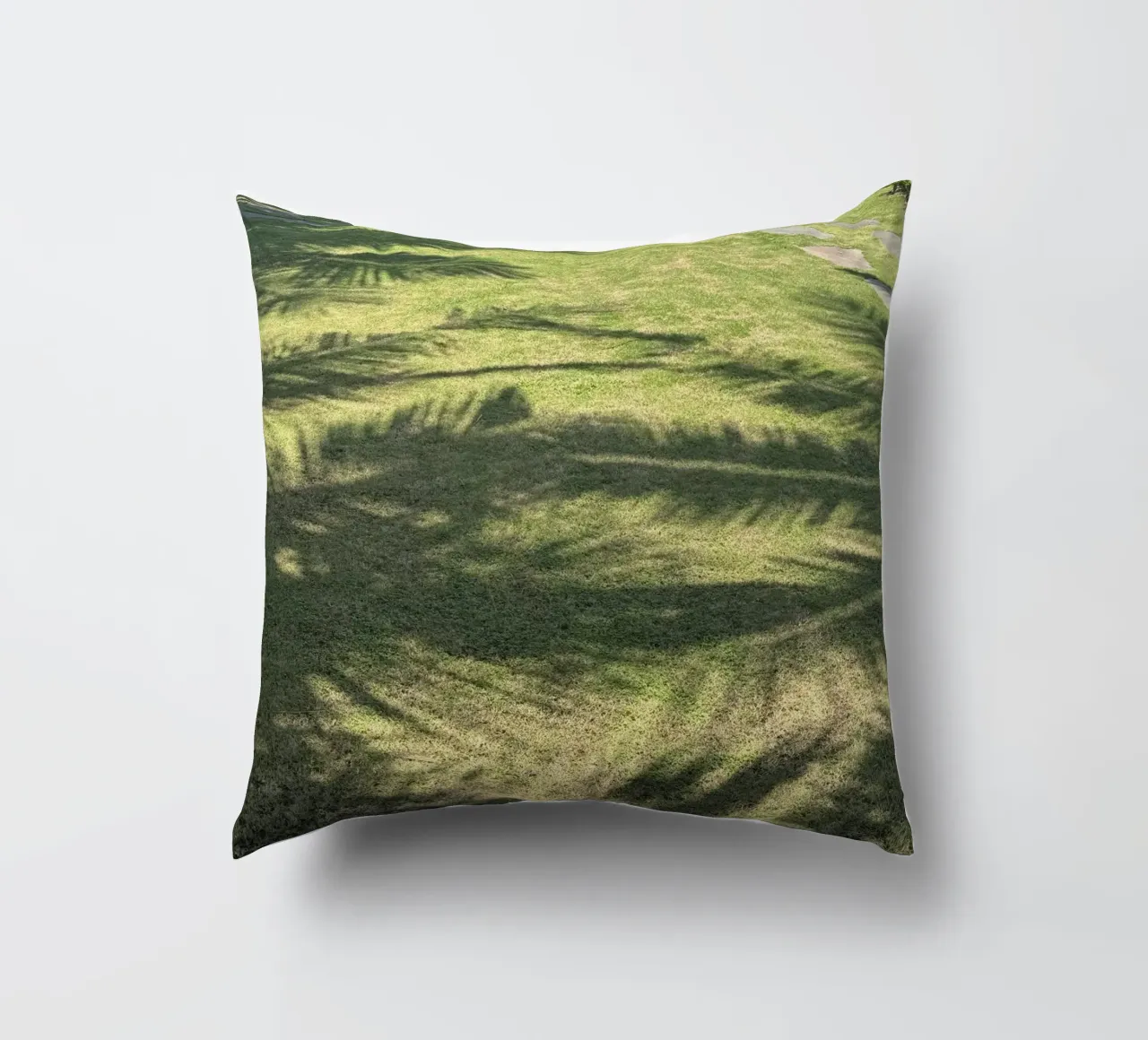 Giardino tropicale con sagome di palme cuscino da byrieneke