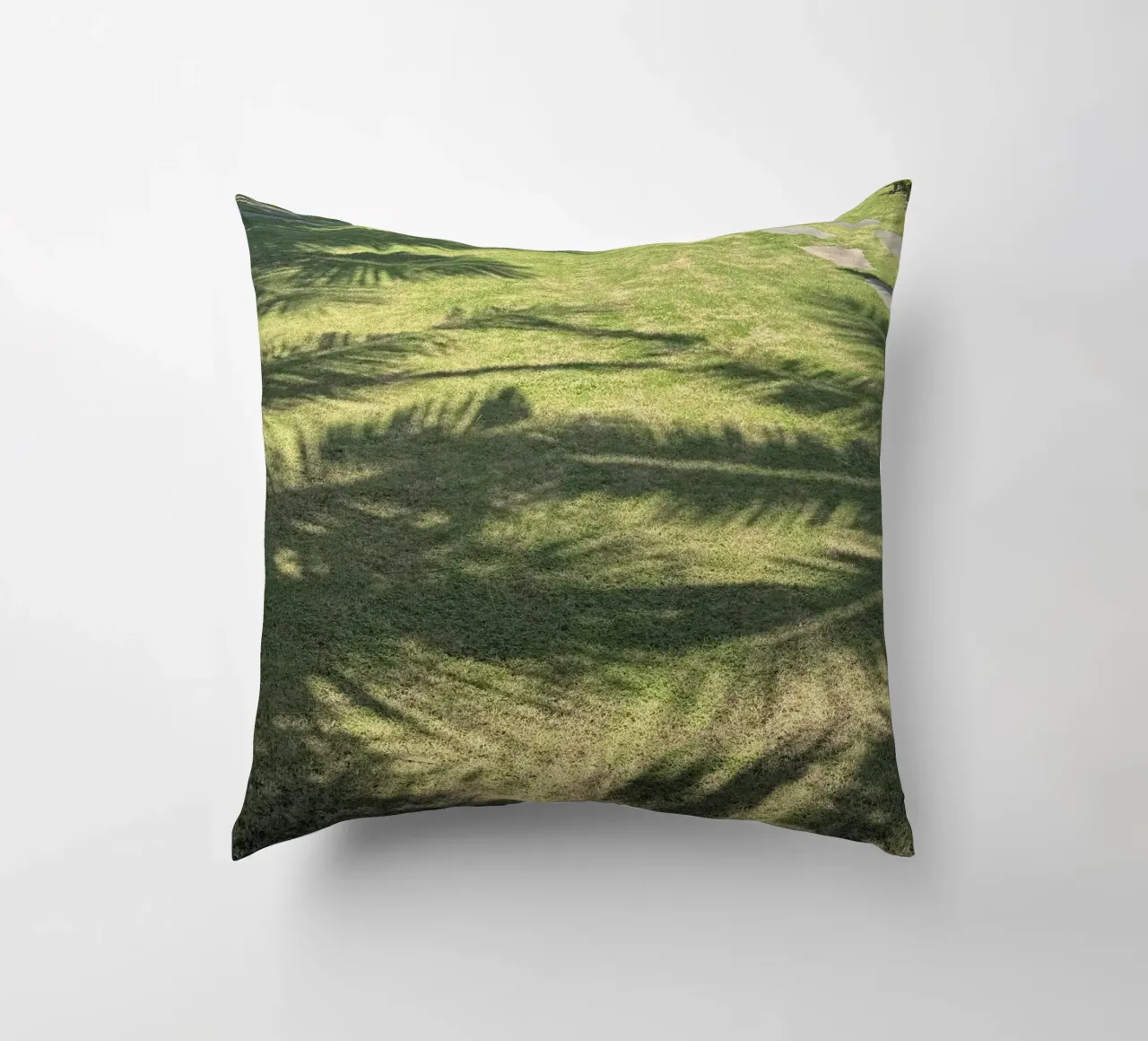 Giardino tropicale con sagome di palme cuscino da byrieneke
