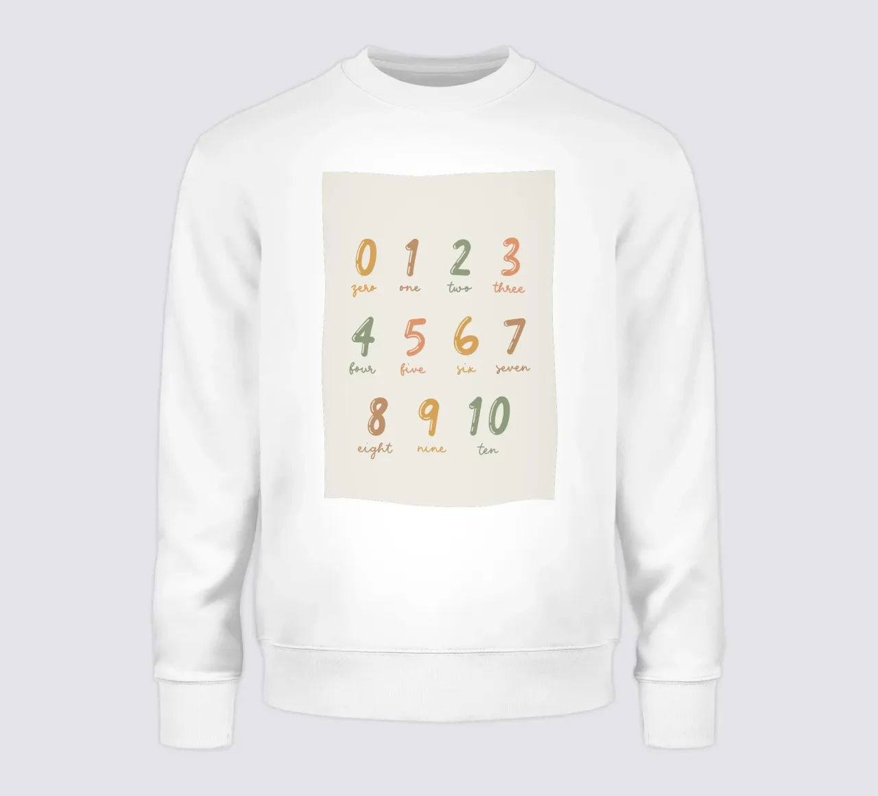 Números sudadera de bazi