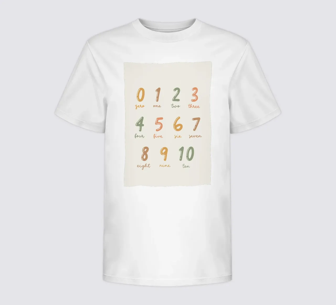 Numeri t-shirt bambini da bazi